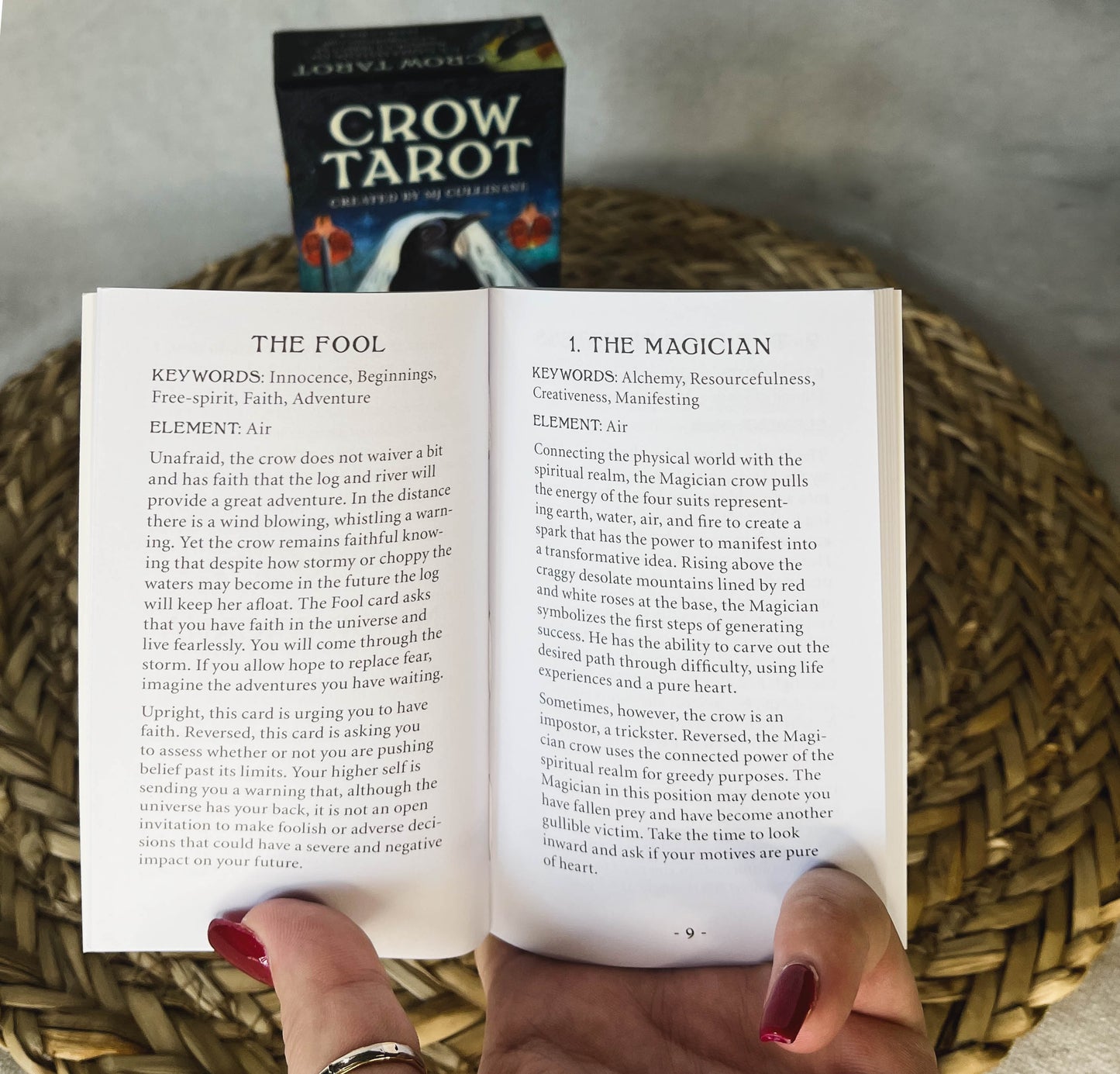 CROW TAROT - BY MJ CULLINANE