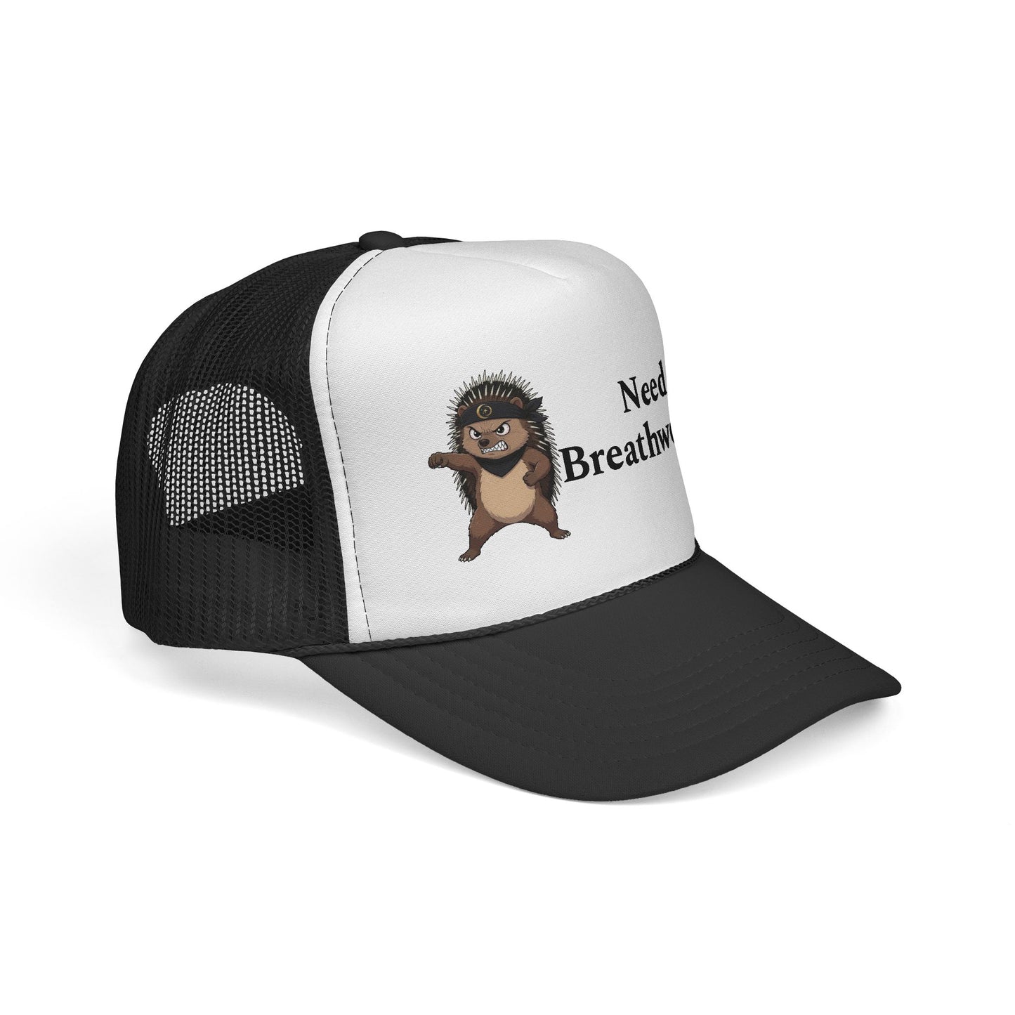 Nervous System Ninja Trucker Cap — Cute Porcupine Neuro Science Hat