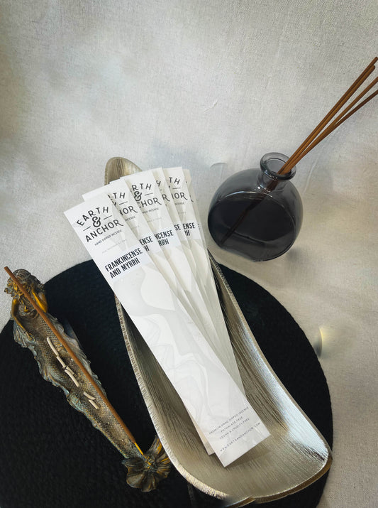 FRANKINCENSE & MYRRH- HAND DIPPED INCENSE