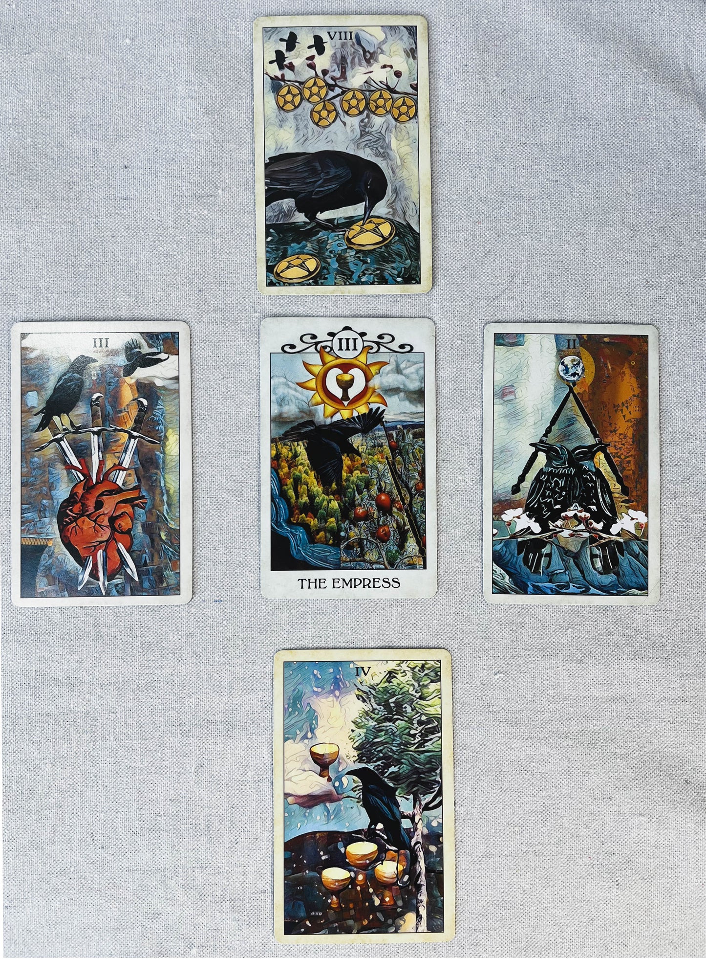 CROW TAROT  - BY MJ CULLINANE